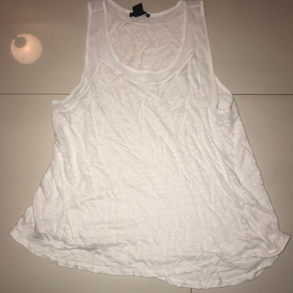 White tank top